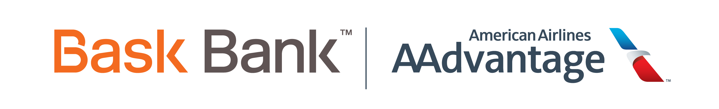 Bask Bank and American Airlines AAdvantage logos